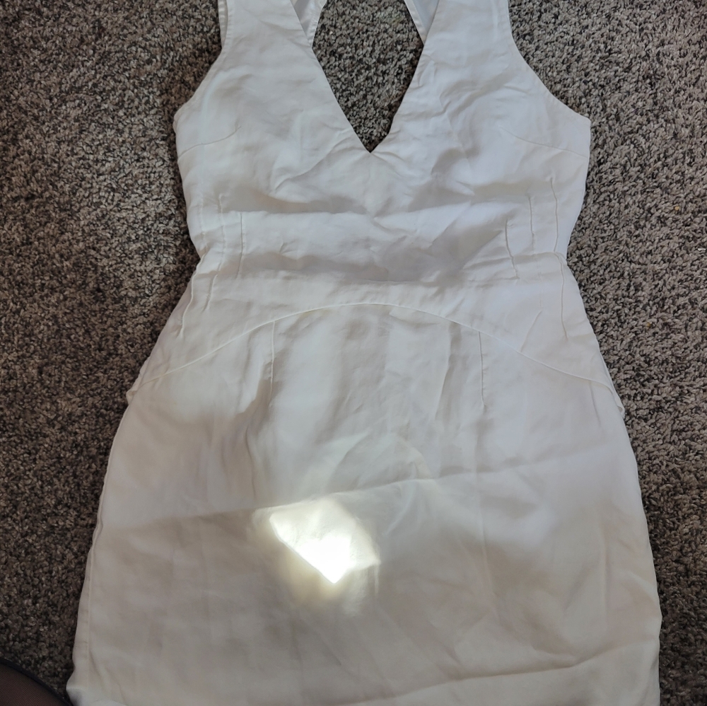 Stella and Jamie white dress